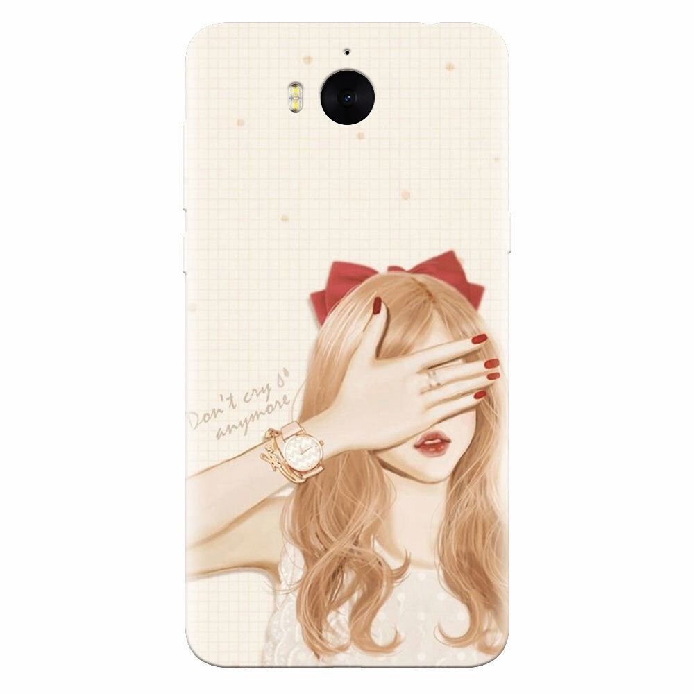 Husa silicon pentru Huawei Y6 2017, Dont Cry Anymore