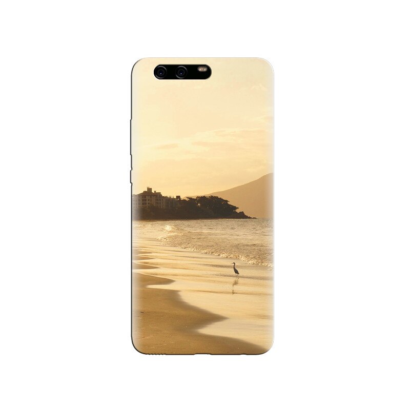 Husa Huawei P10 PLUS Bird At Seashore Beach Hd Backgrounds