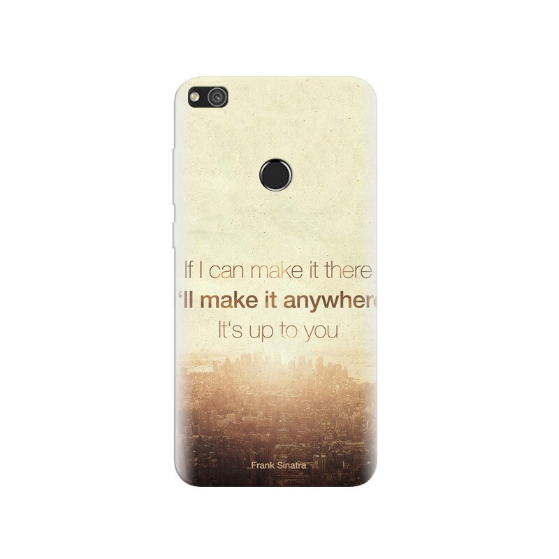 Husa Huawei P8 Lite 2017 Make It Anywhere Inspirational Frank Sinatra City