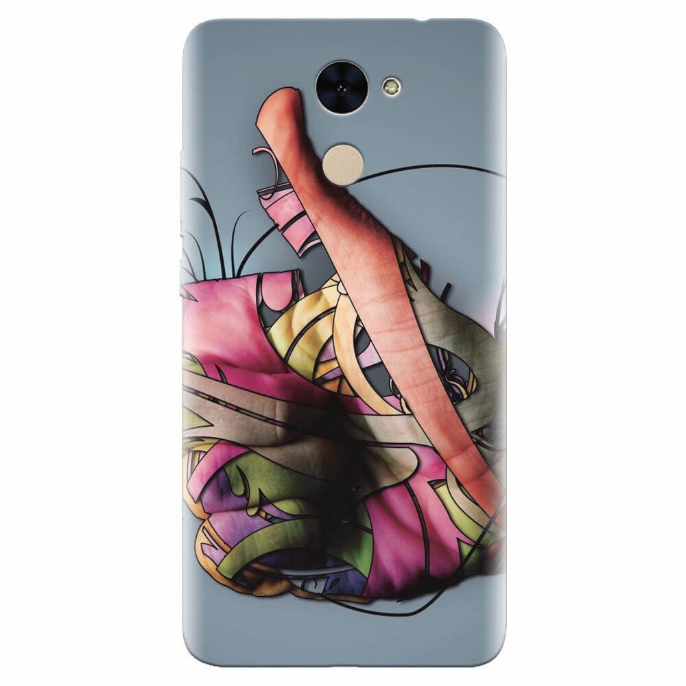 Husa silicon pentru Huawei Nova Lite Plus, Beautiful Hand Art