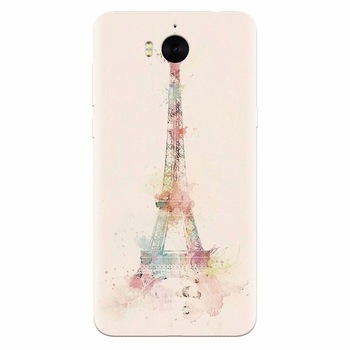 Husa silicon pentru Huawei Y5 2017, Eiffel Tower 001 Husa silicon pentru Huawei Y5 2017, Eiffel Tower 001