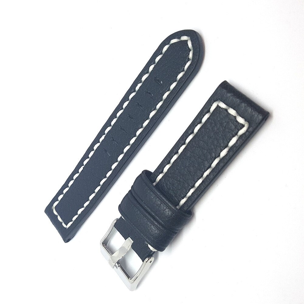 Curea ceas piele naturala A-G40 , 22 mm, neagra