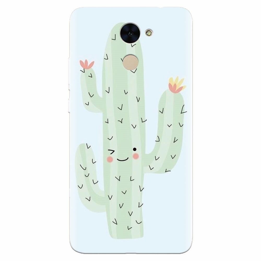 Husa silicon pentru Huawei Nova Lite Plus, Cactus