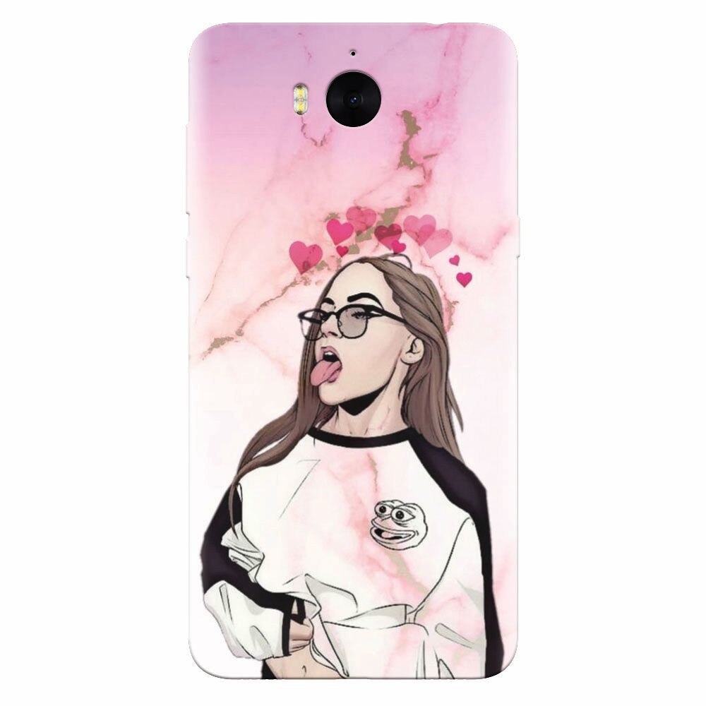 Husa silicon pentru Huawei Y6 2017, Bad Girl