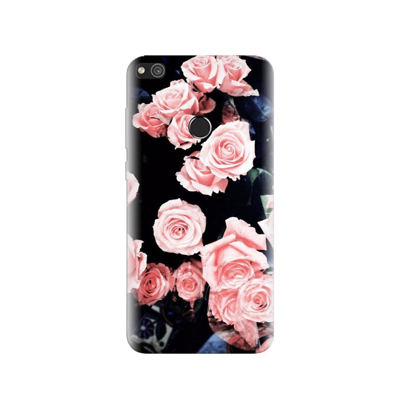 Husa Huawei P8 Lite 2017 Pink Rose Girly