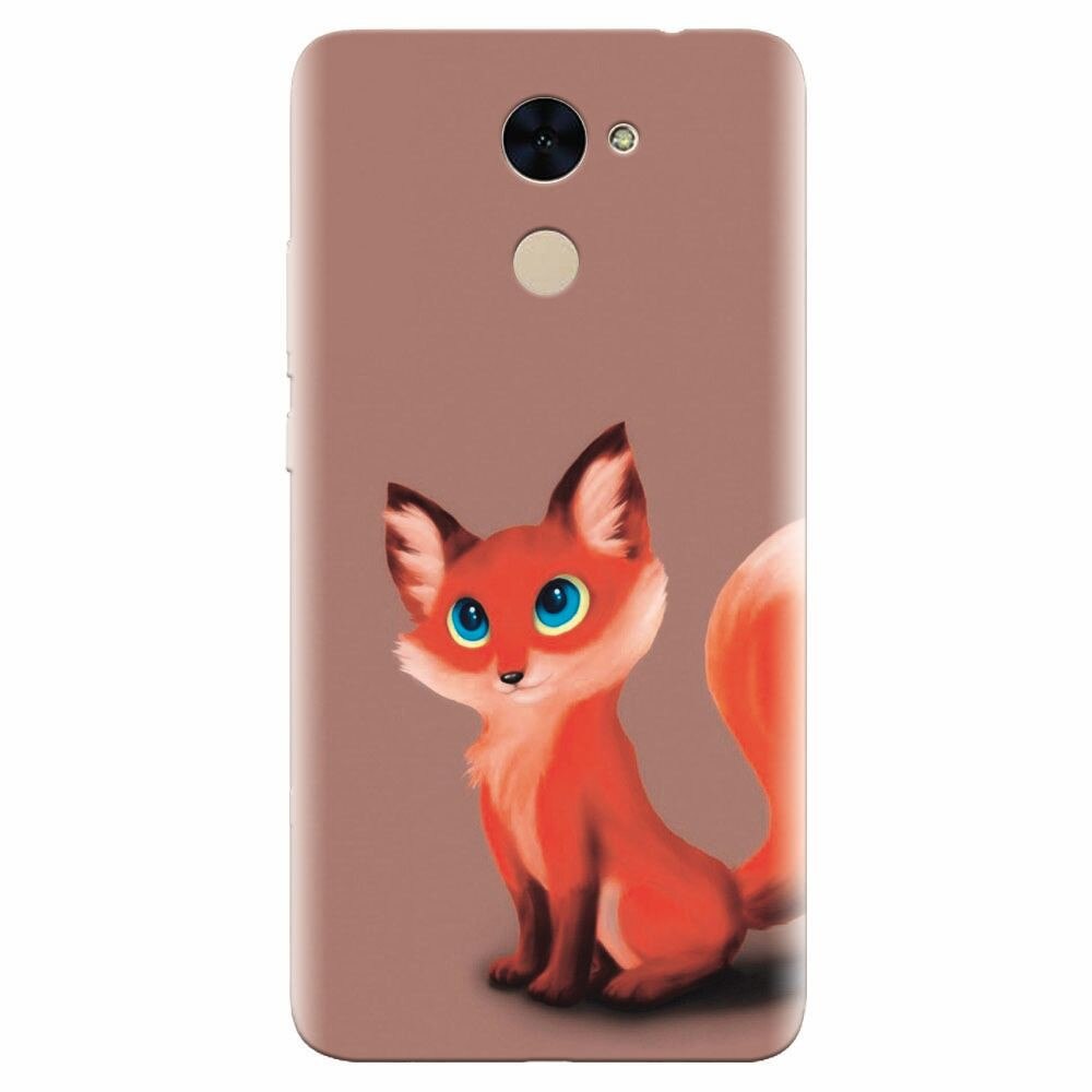 Husa silicon pentru Huawei Nova Lite Plus, Fox Cartoon Animal And