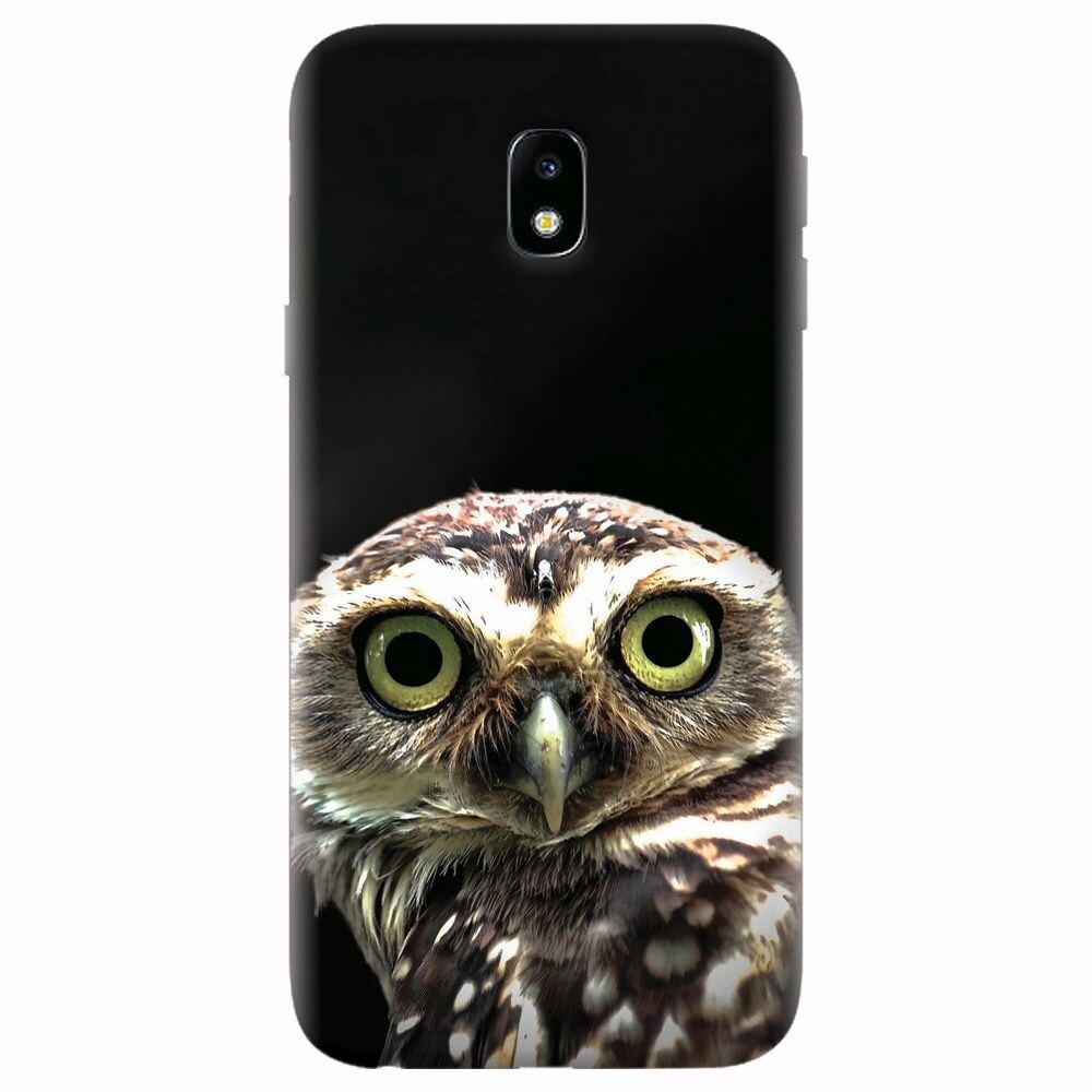 Husa silicon pentru Samsung Galaxy J7 2017, Owl In The Dark
