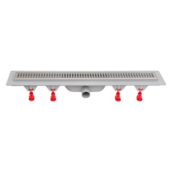 Rigola pentru dus, gratar inox, sifon gravitational, L 700 mm Rigola pentru dus, gratar inox, sifon gravitational, L 700 mm