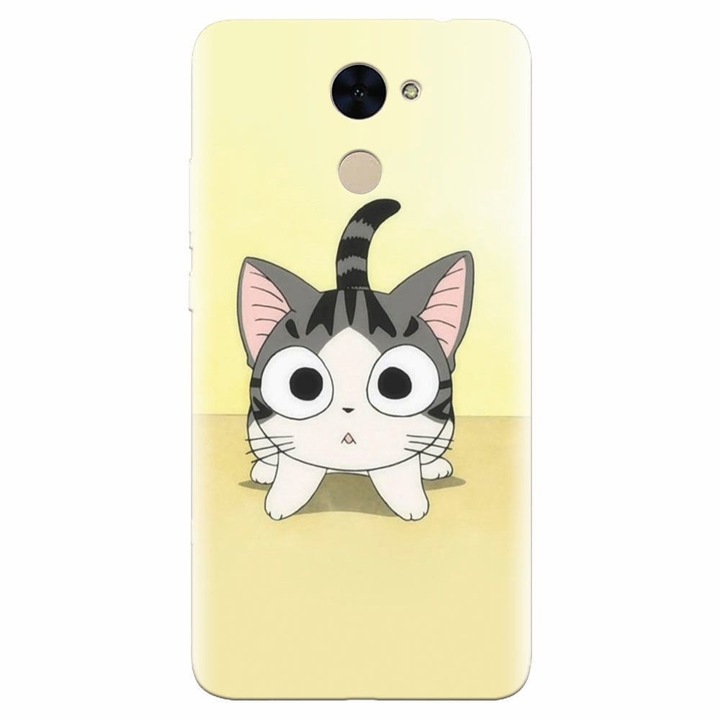 Силиконов кейс съвместим с Huawei Enjoy 7 Plus, Cute Ktty