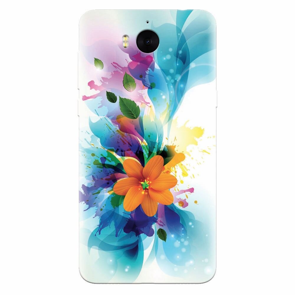 Husa silicon pentru Huawei Y5 2017, Flower 011
