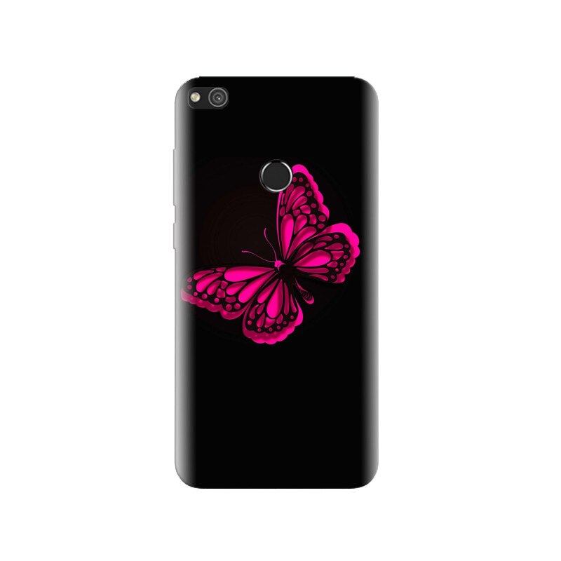 Husa Huawei P8 Lite 2017 Pink Butterfly 001