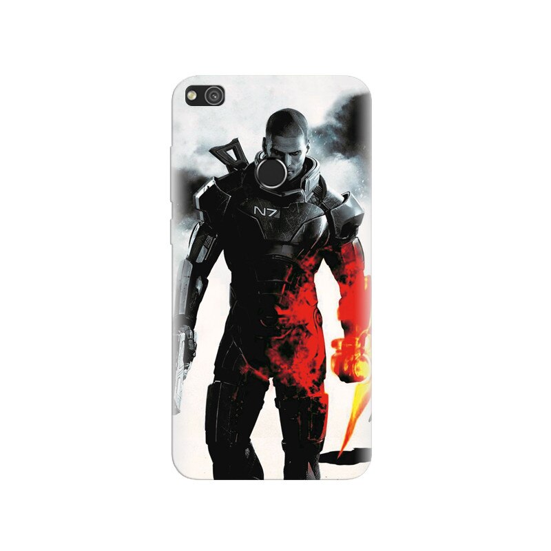 Husa Huawei P8 Lite 2017 Military Soldier With Weapon Computer Animated
