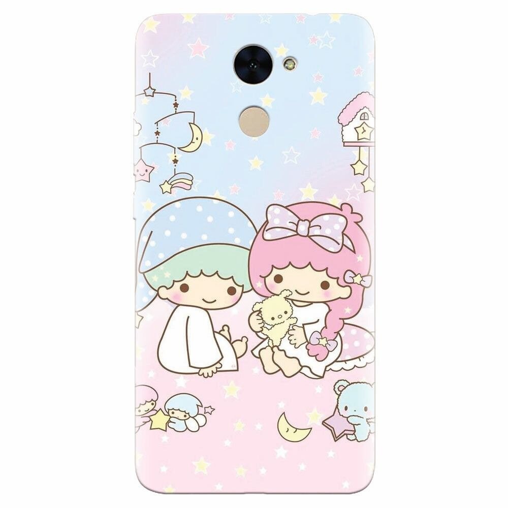 Husa silicon pentru Huawei Enjoy 7 Plus, Little Twins