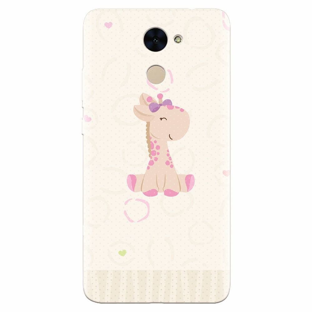 Husa silicon pentru Huawei Nova Lite Plus, Giraffe Cute