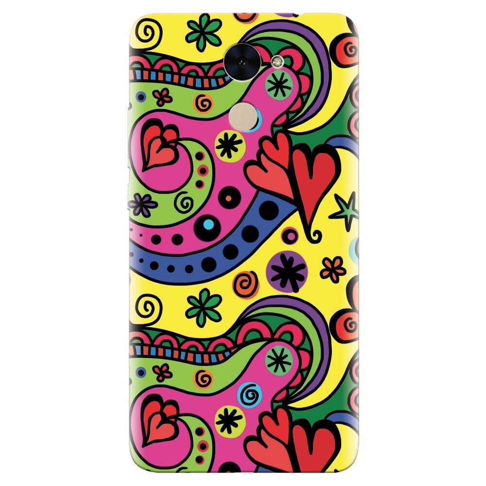 Husa silicon pentru Huawei Nova Lite Plus, Heart Color