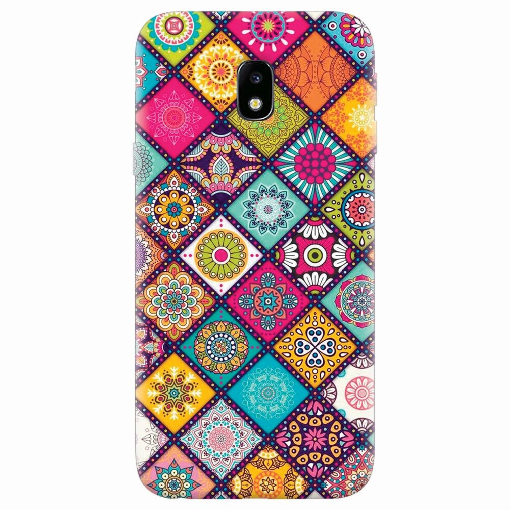 Husa silicon pentru Samsung Galaxy J7 2017, Mandala Pattern