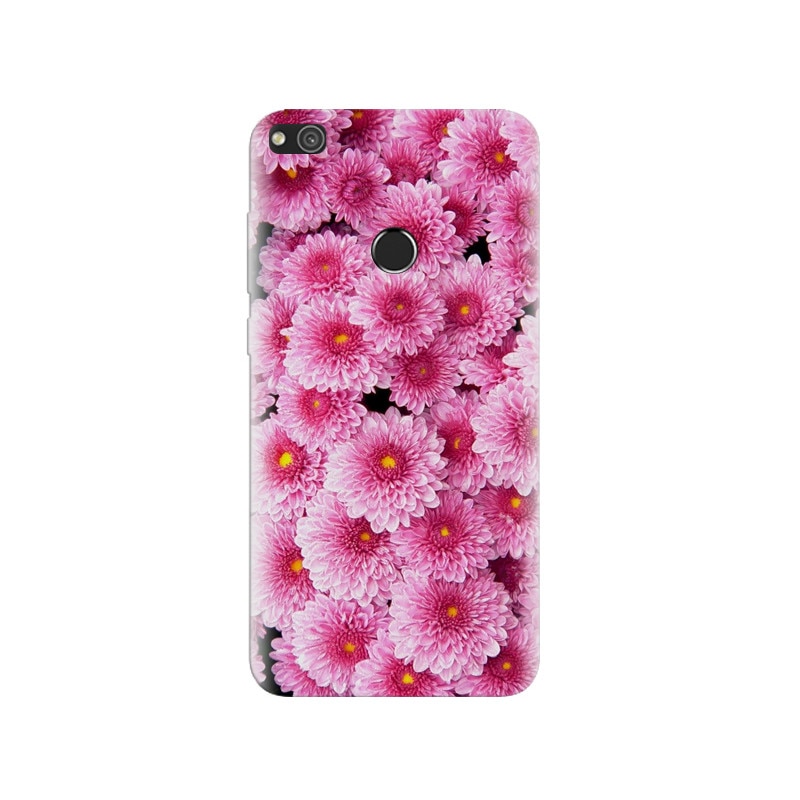 Husa Huawei P8 Lite 2017 Pink Flower Phone 001