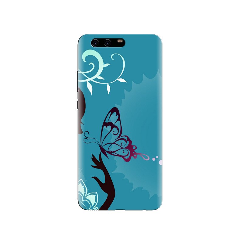 Husa Huawei P10 PLUS Blue Butterfly 001