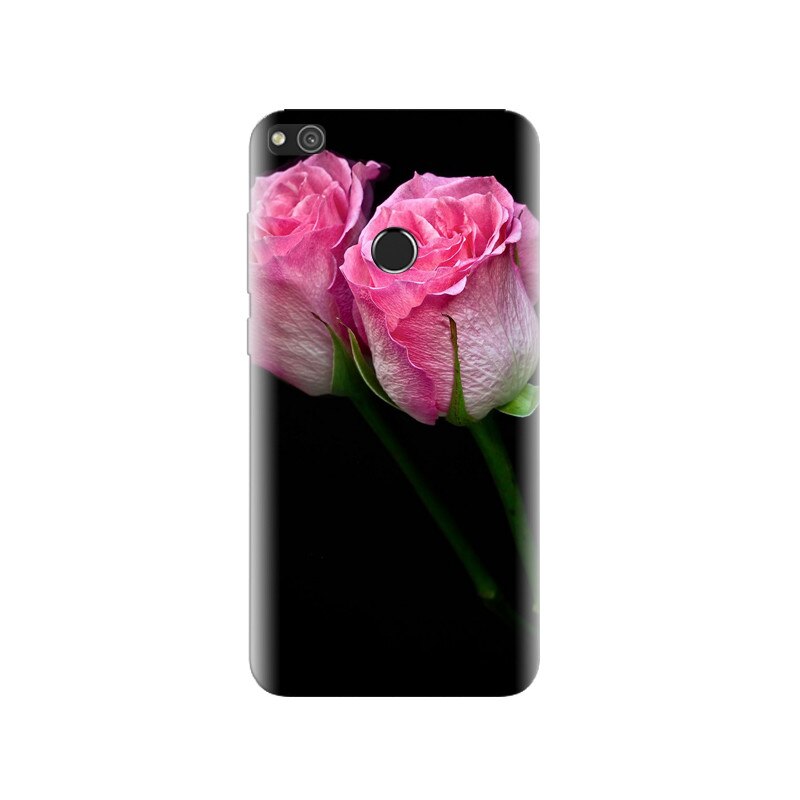 Husa Huawei P8 Lite 2017 Pink Flower 006