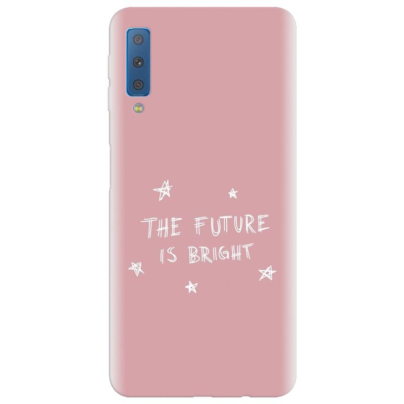 Husa silicon pentru Samsung Galaxy A7 2018, The Future Is Bright