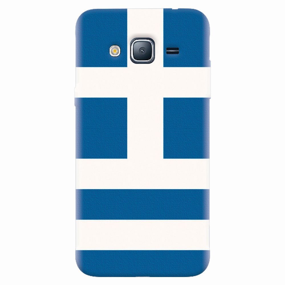 Husa silicon pentru Samsung Galaxy J7 2015, Greece Flag