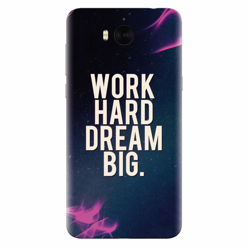 Husa silicon pentru Huawei Y6 2017, Dream Big