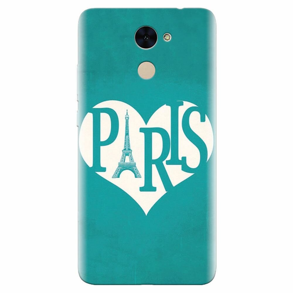 Husa silicon pentru Huawei Nova Lite Plus, I Love Paris