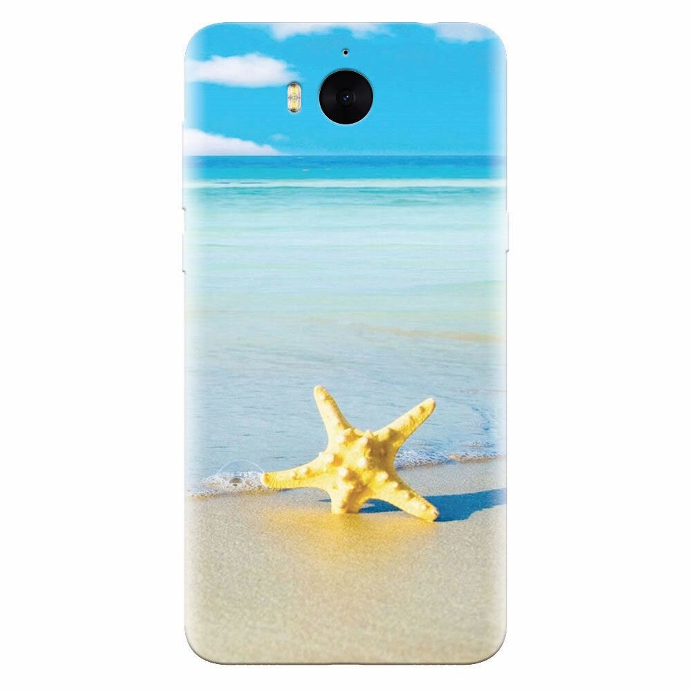 Husa silicon pentru Huawei Y5 2017, Starfish Beach
