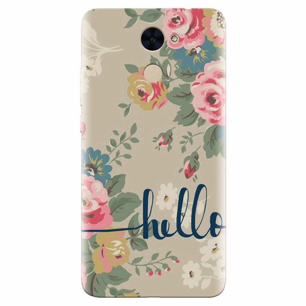 Husa silicon pentru Huawei Nova Lite Plus, Cute Flower Phone