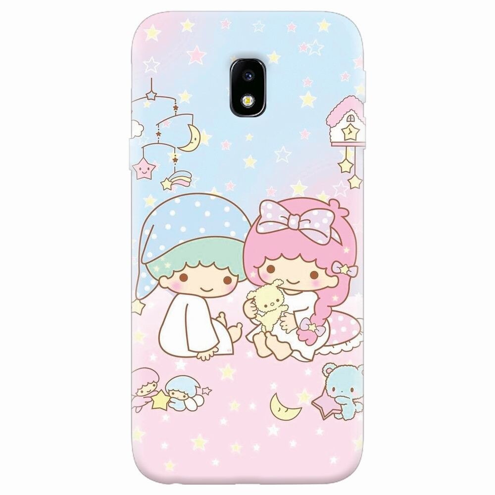 Husa silicon pentru Samsung Galaxy J7 Pro 2017, Little Twins