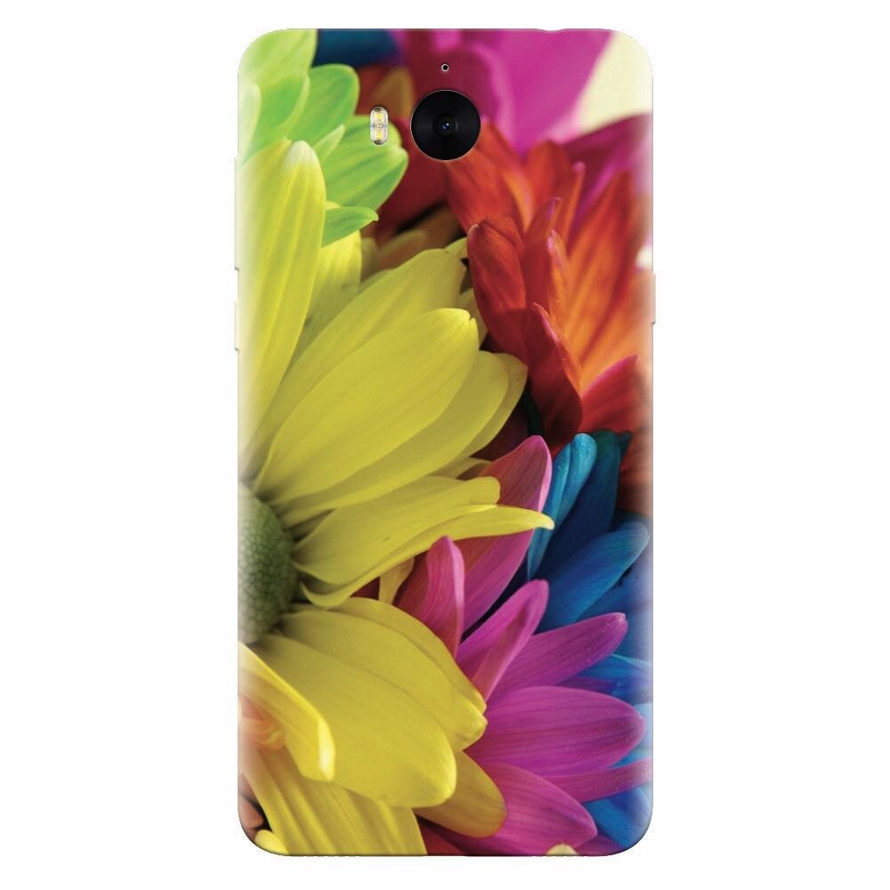Husa silicon pentru Huawei Y6 2017, Flower