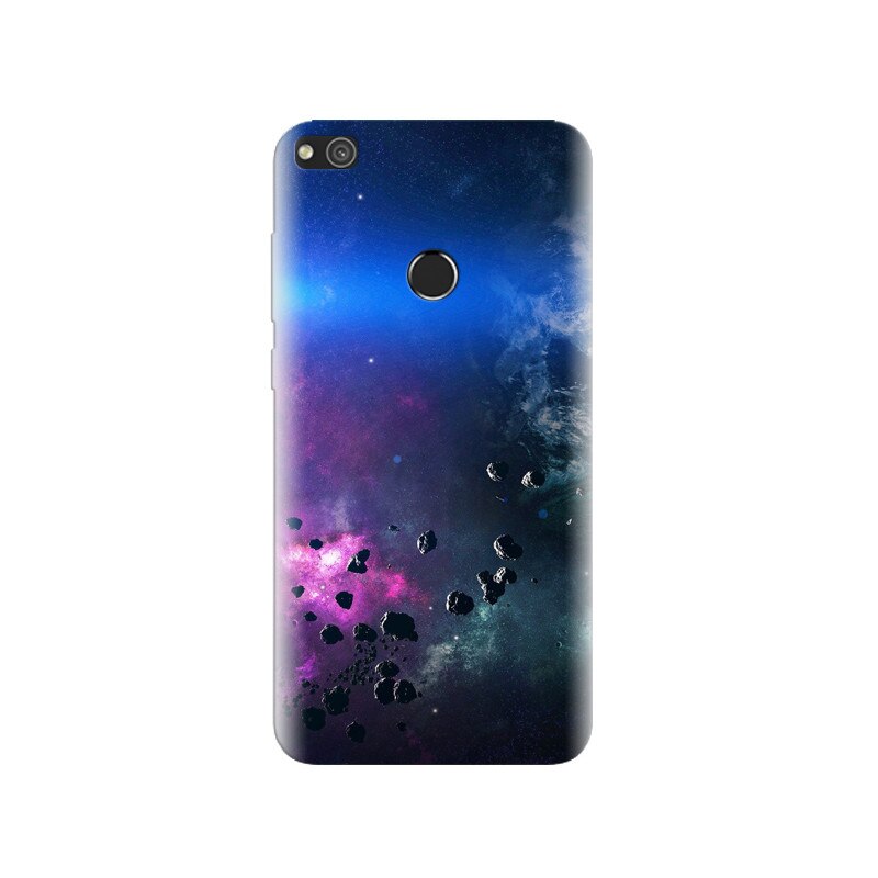 Husa Huawei P8 Lite 2017 Space Planets Dark Nature Meteorites Clouds