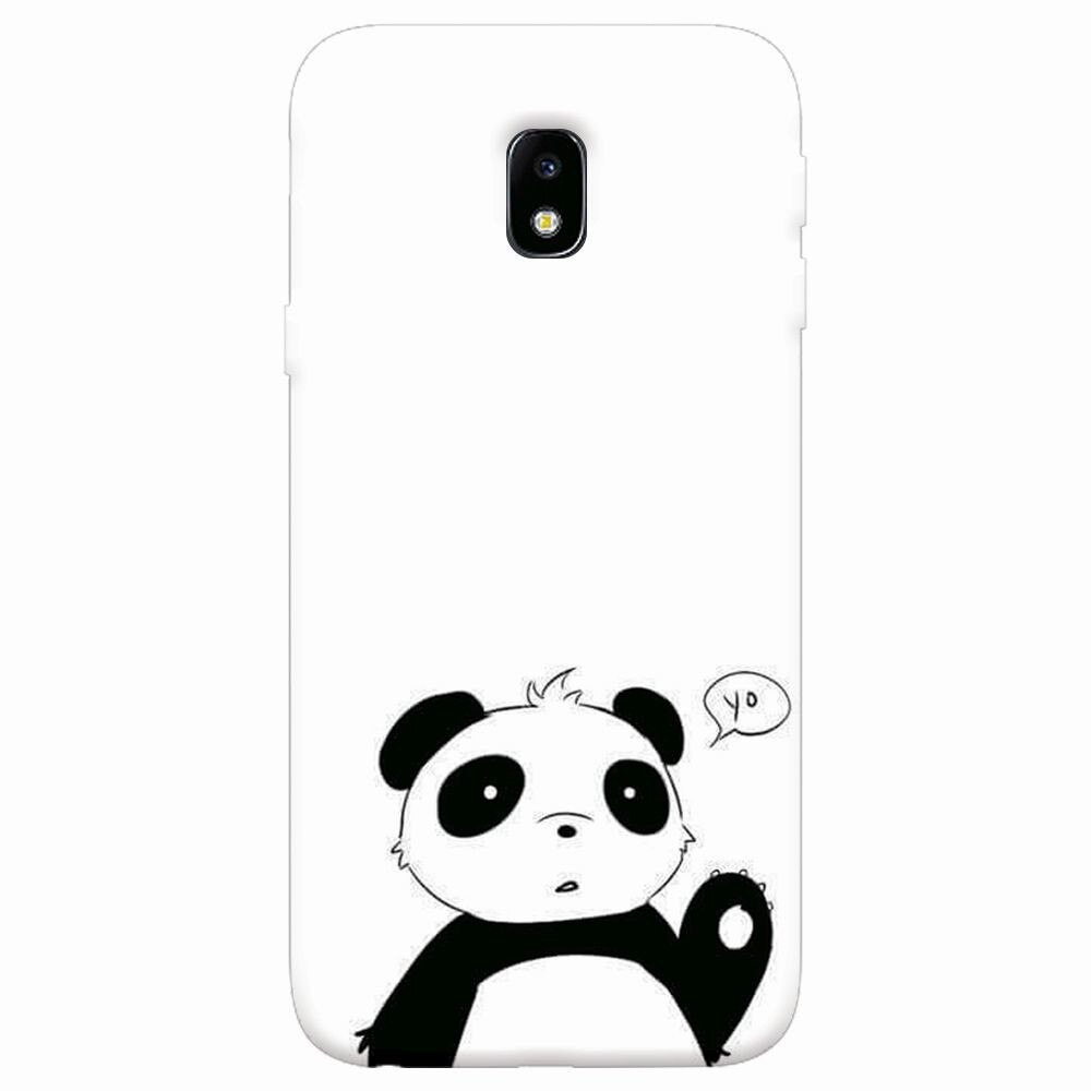 Husa silicon pentru Samsung Galaxy J7 2017, Panda Cellphone