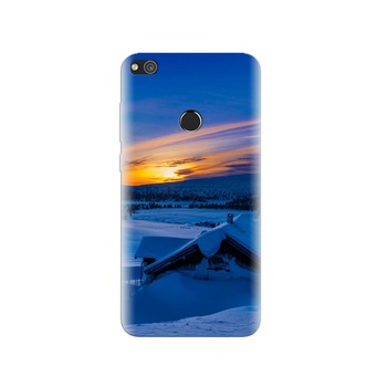 Husa Huawei P8 Lite 2017 Snow Cottage Sunsetest Husa Huawei P8 Lite 2017 Snow Cottage Sunsetest