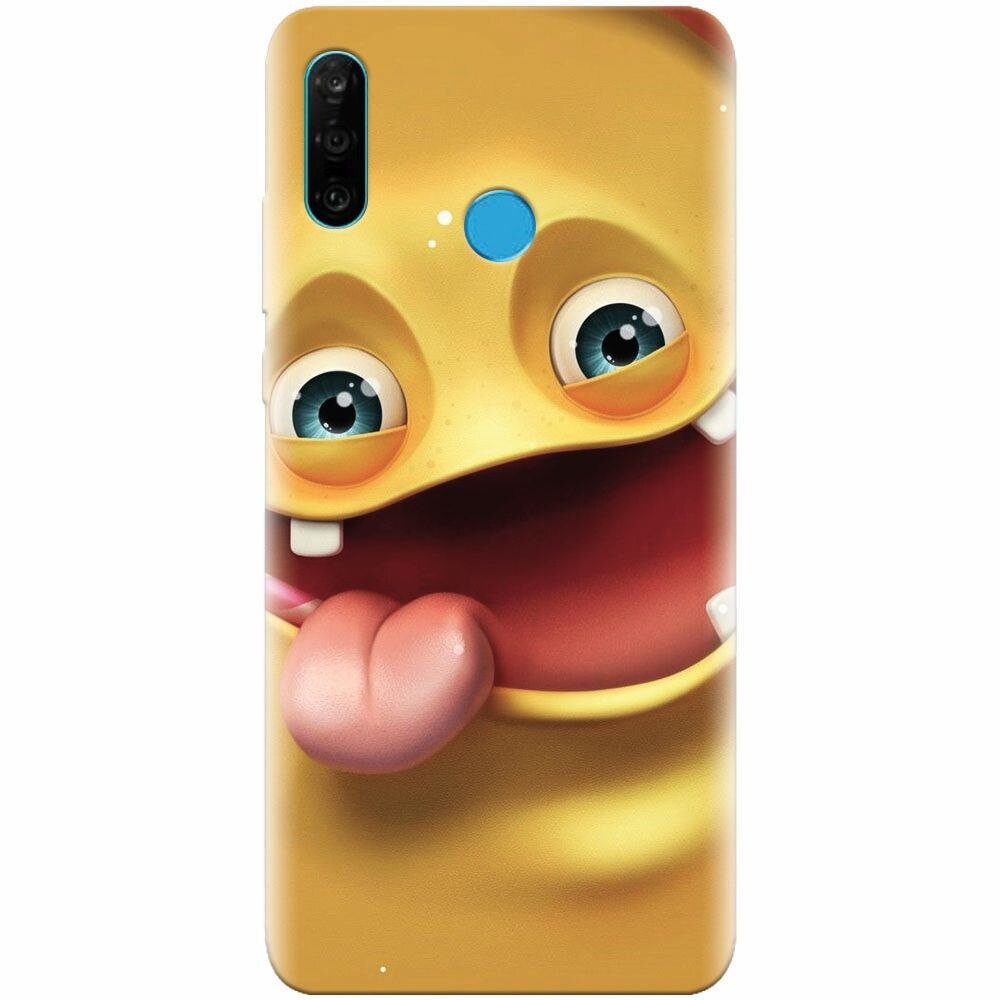Husa silicon pentru Huawei P30 Lite, Cute Monster