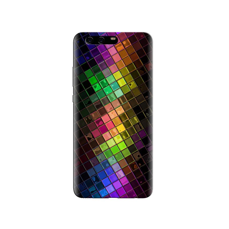 Husa Huawei P10 PLUS Colorful Hd Squares Disco Ball