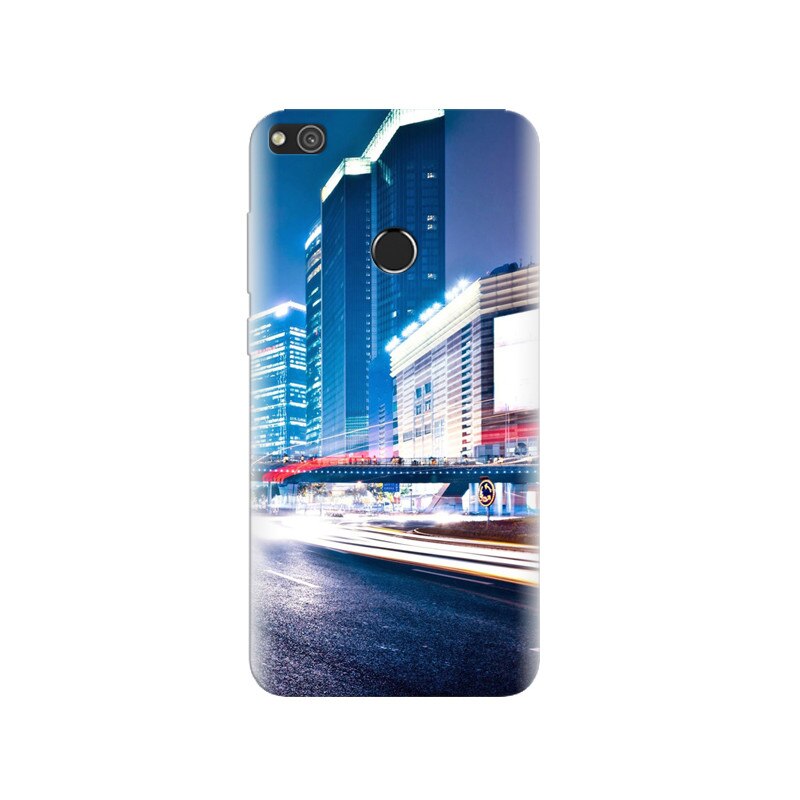 Husa Huawei P8 Lite 2017 Seattle Traffic At Night