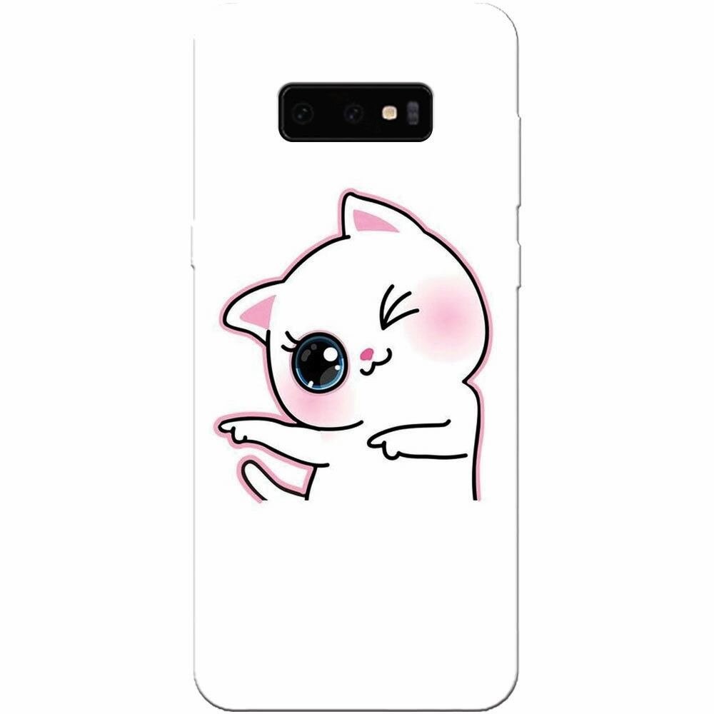 Husa silicon pentru Samsung Galaxy S10 Lite, Cute Kitty