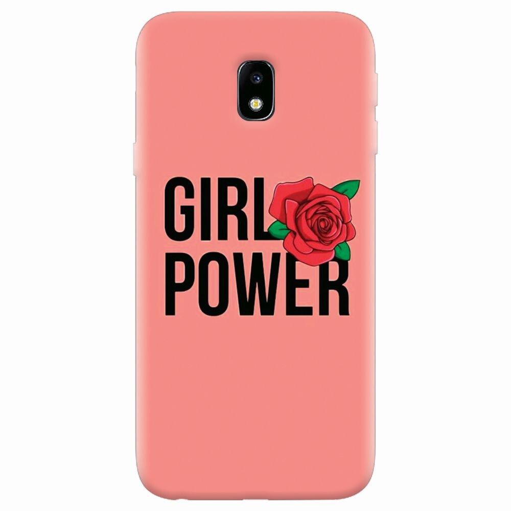Husa silicon pentru Samsung Galaxy J7 2017, Girl Power 2