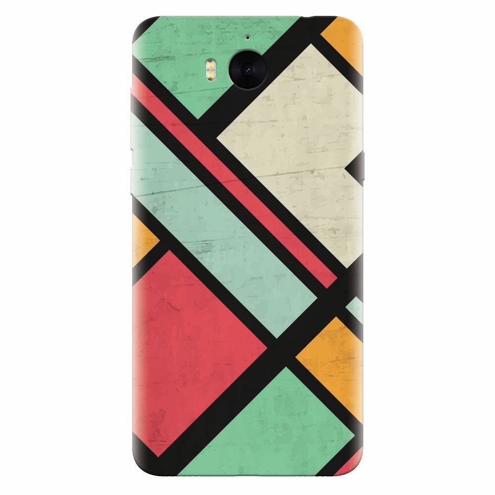 Husa silicon pentru Huawei Y5 2017, Retro Grunge