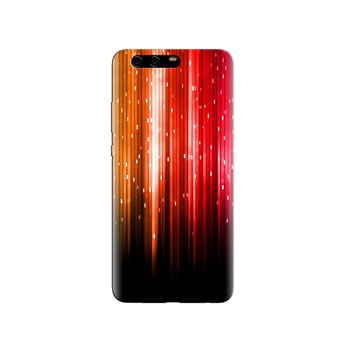 Husa Huawei P10 Color Lines Light Red Orange Husa Huawei P10 Color Lines Light Red Orange