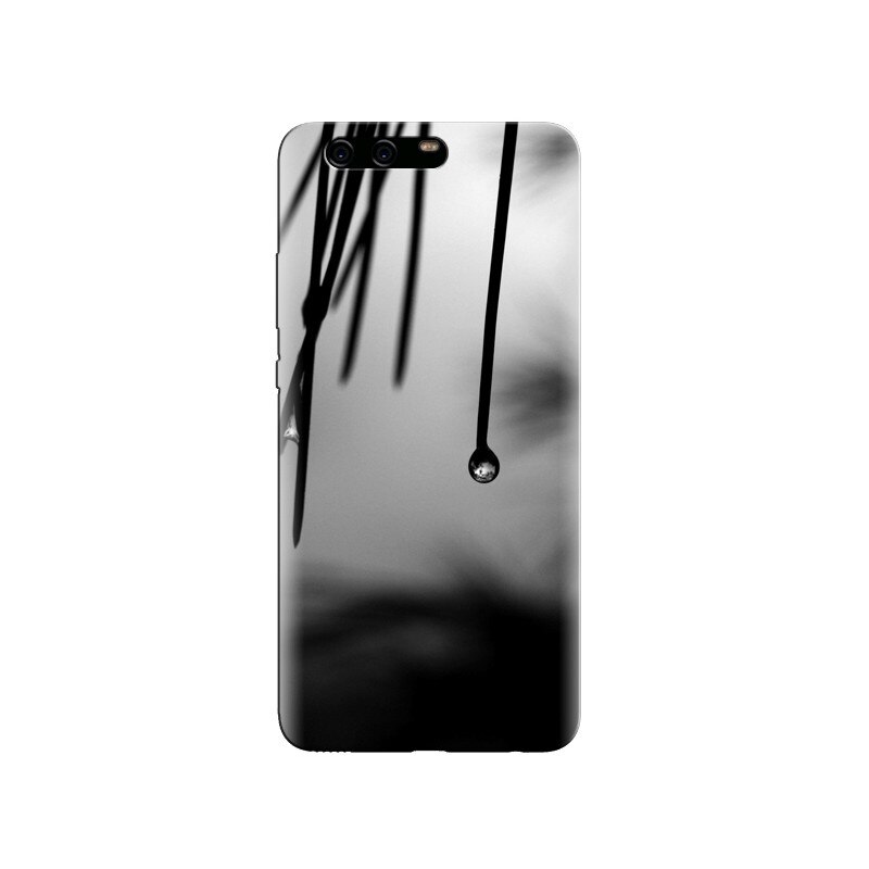 Husa Huawei P10 Black White Dew Drops