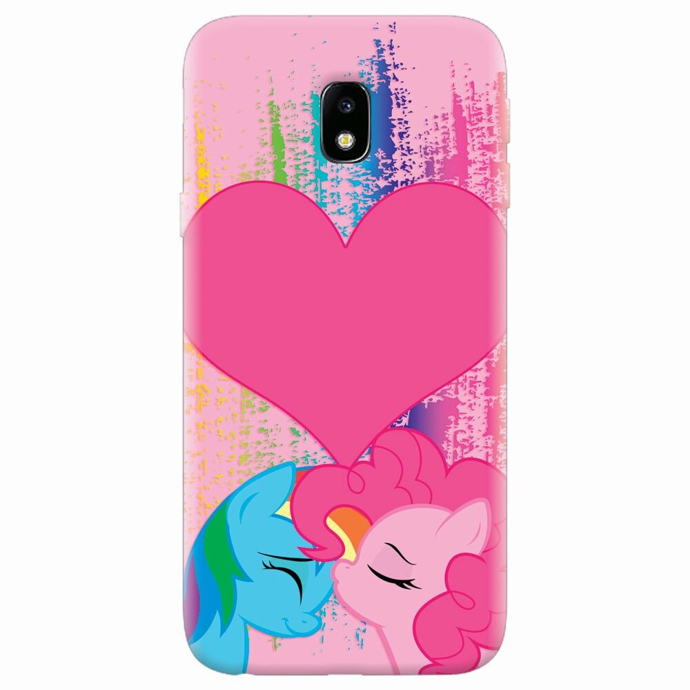 Husa silicon pentru Samsung Galaxy J7 Pro 2017, Pinkie Kiss