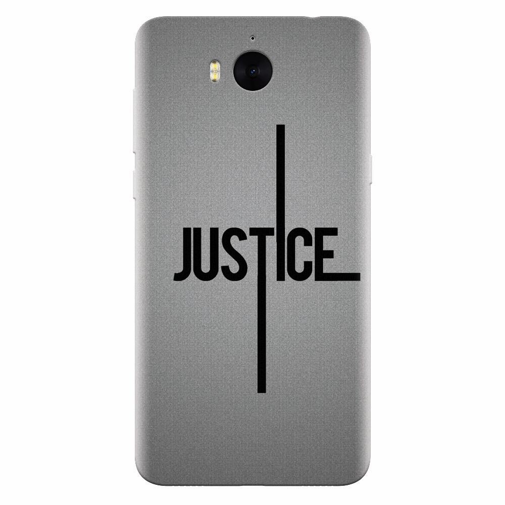 Husa silicon pentru Huawei Y6 2017, Amir Justice Minimalistic Nubheebuccus Text