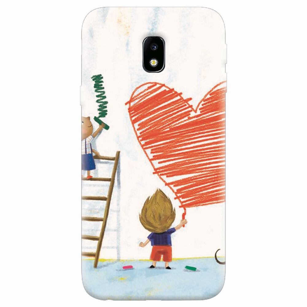 Husa silicon pentru Samsung Galaxy J7 2017, I Love You Creatures