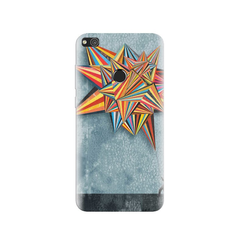 Husa Huawei P8 Lite 2017 Abstract Colorful Balloon Triangles