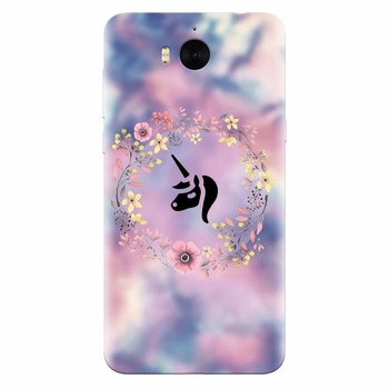 Husa silicon pentru Huawei Y6 2017, Unicorn Icon Husa silicon pentru Huawei Y6 2017, Unicorn Icon