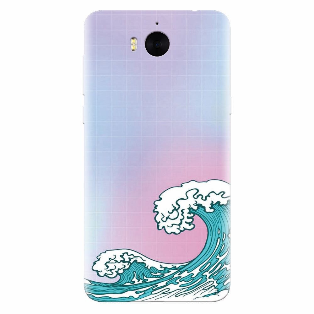 Husa silicon pentru Huawei Y5 2017, Waves