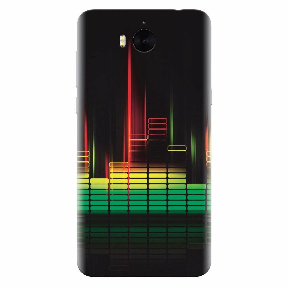 Husa silicon pentru Huawei Y6 2017, Abstract Dj Sound System