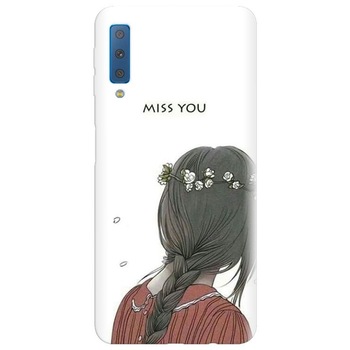 Husa silicon pentru Samsung Galaxy A7 2018, Miss You Husa silicon pentru Samsung Galaxy A7 2018, Miss You